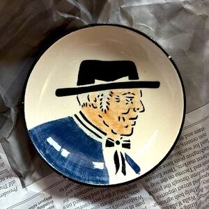 VTG Charolles French Painted Plate